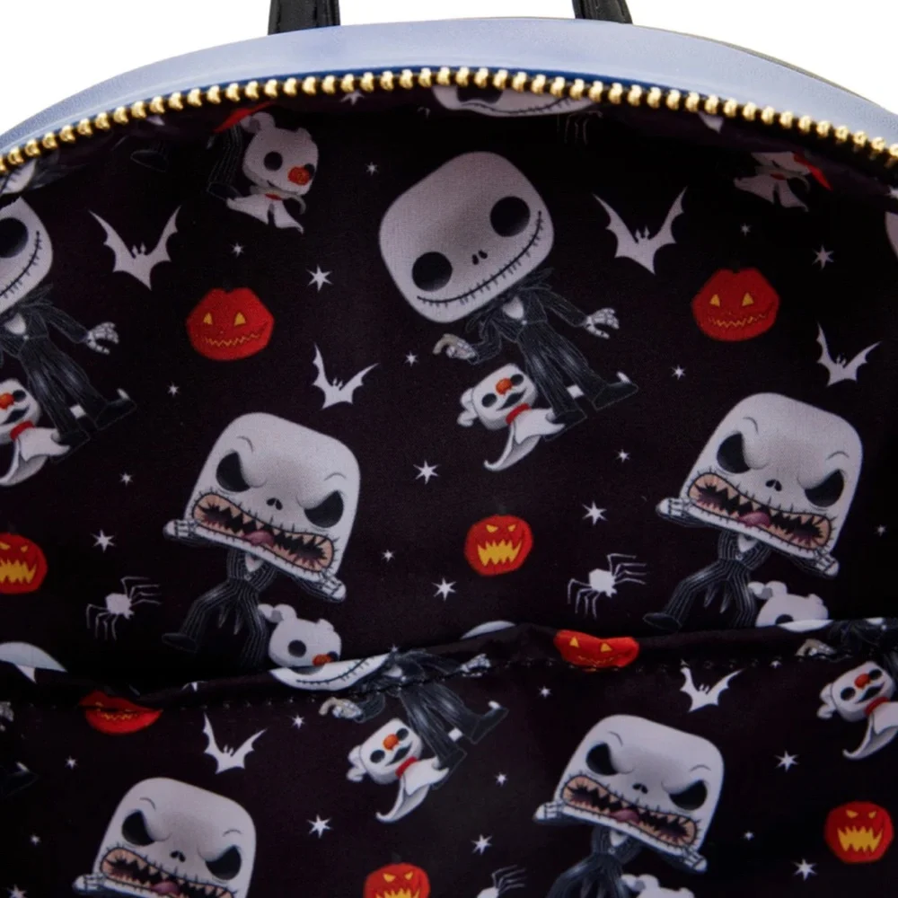 Loungefly Funko Pop Jack Skellington Mini Backpack and Wallet